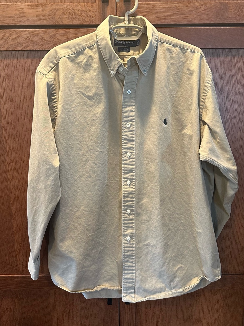Ralph Lauren Blake Cotton Long Sleeve Shirt. Size Large.
